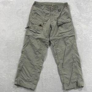 10000 ft Above Sea Level Cargo Convertible Straight Pants Men L x 28 Green